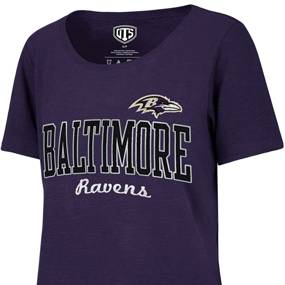 NFL Baltimore Ravens Women's Scoop Tee